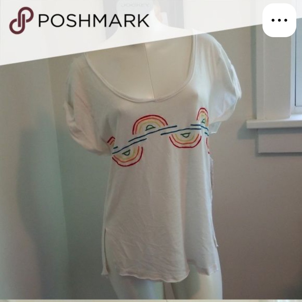 Free People Distressed Tee